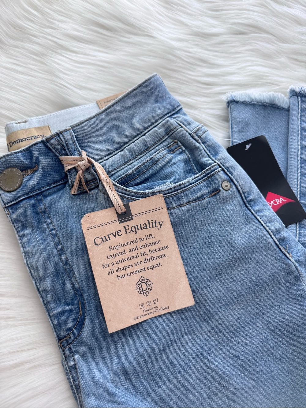 Democracy Women's High-Rise Light Blue Jeans - Picture 3 of 10